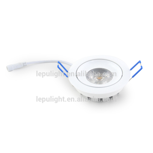 Super thin H31mm cutout83mm dimmable aluminum VANERN 8w 13w led cob recessed downlight with lens